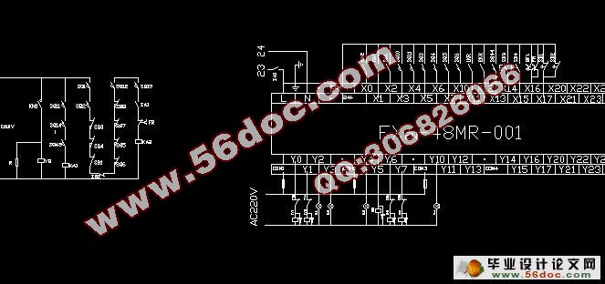 升降机控制系统的plc应用研究含接线图电路图梯形图