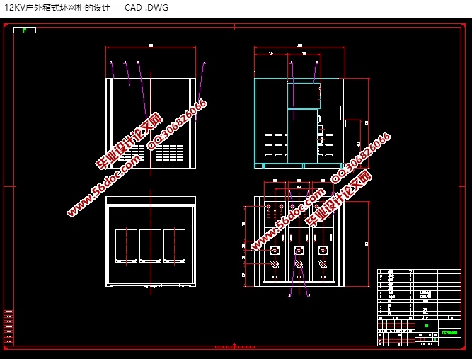 12KVʽ(CADװͼ,SolidWorksάͼ)