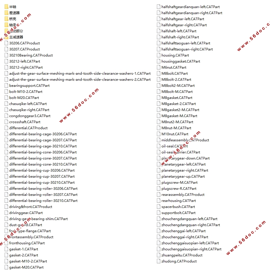 EQ1092F1型长头柴油载货汽车驱动桥设计(含CAD图,CATIA三维图)(英文)