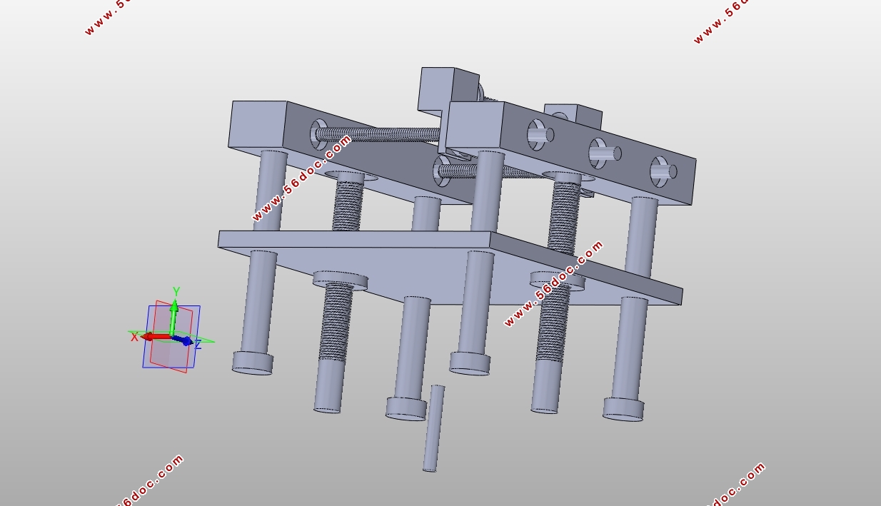 3D打印机传动系统设计(含CAD零件图装配图,SolidWorks三维图)