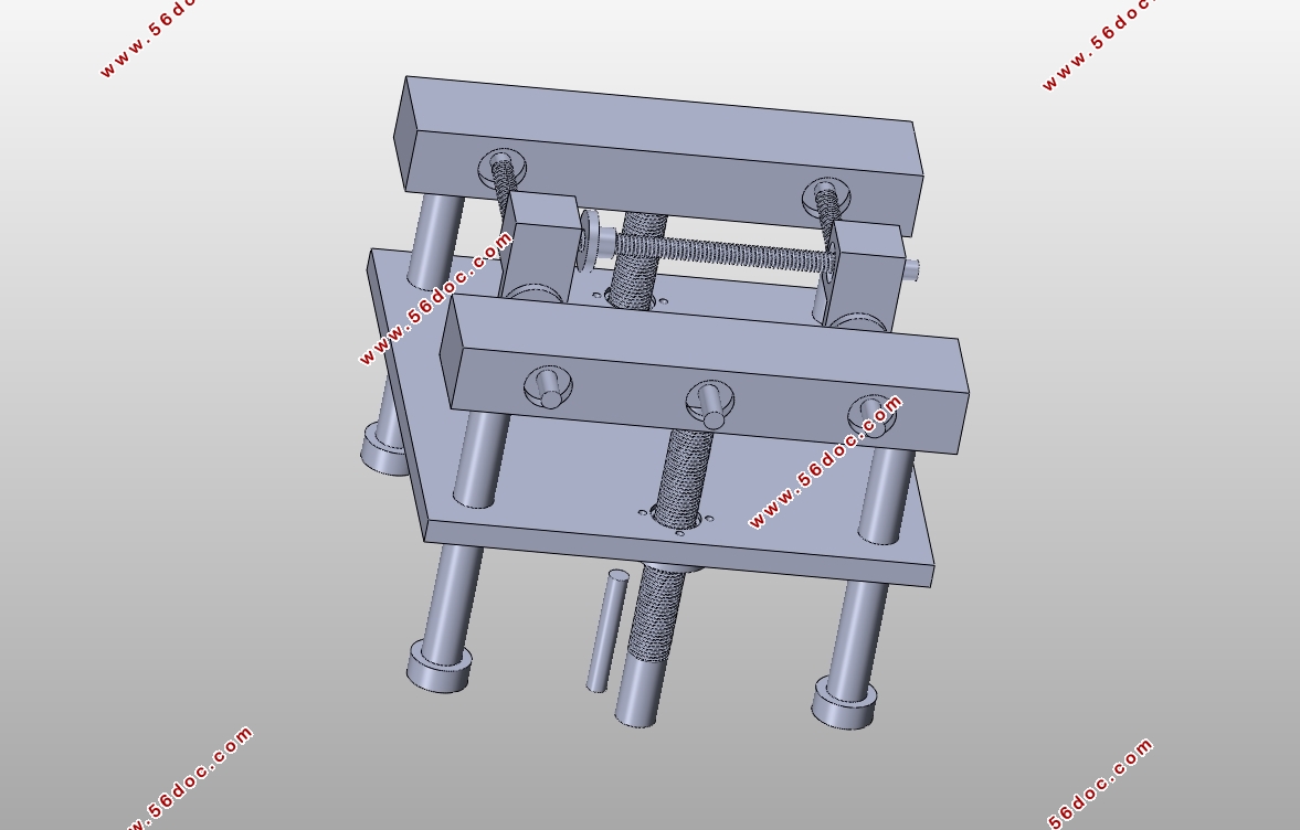 3D打印机传动系统设计(含CAD零件图装配图,SolidWorks三维图)