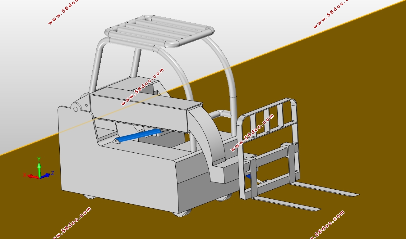 臂架型电动叉车设计研究(含CAD图,SolidWorks三维图)