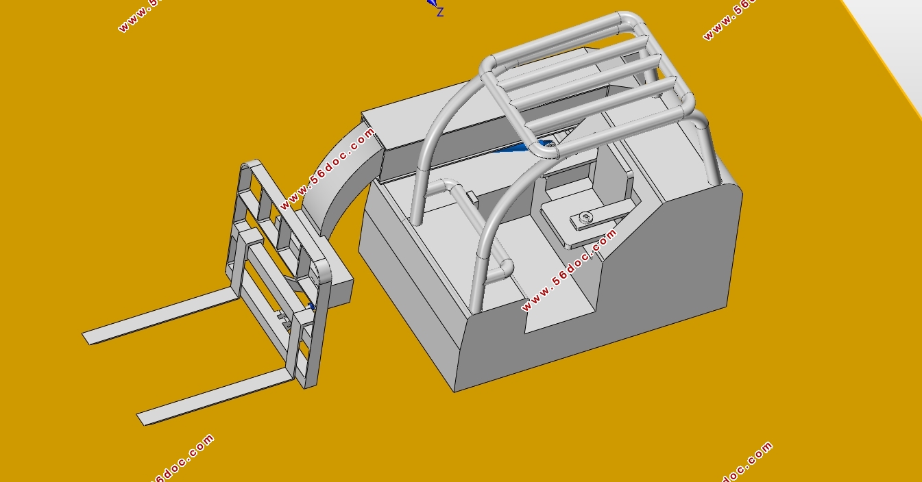 臂架型电动叉车工作装置设计研究(含CAD图,SolidWorks三维图)