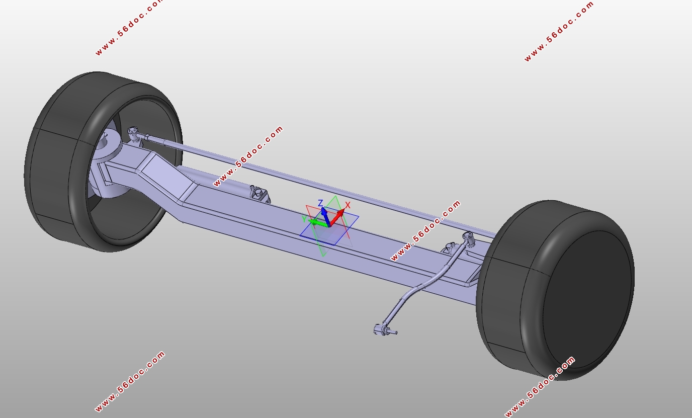 五轴汽车转向系统设计(含CAD图,SolidWorks三维图,CATIA三维图)