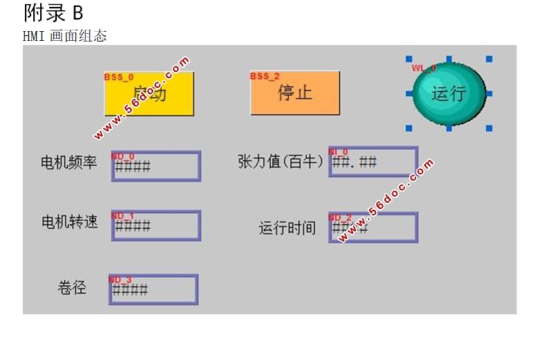浆纱机微张力控制系统设计(含CAD原理图,PLC程序,HMI组态)