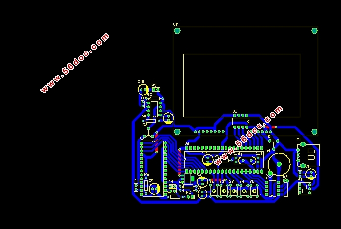 基于单片机的语音存储与回放装置设计(含电路图,PCB图,程序)