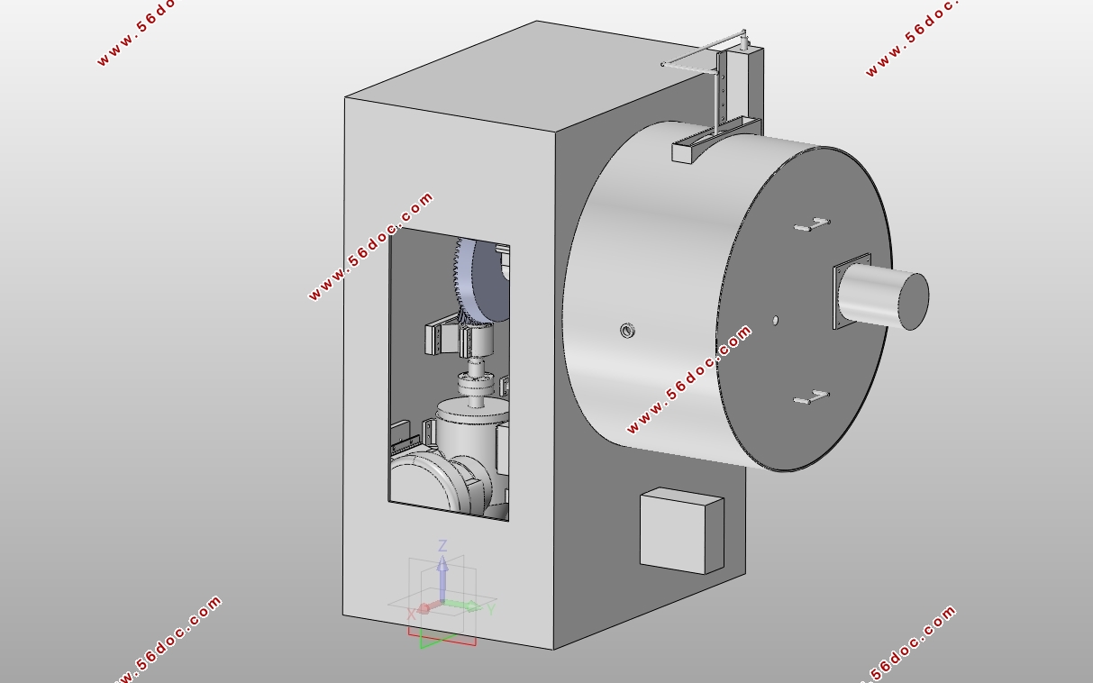 900mm包衣锅高效包衣机设计(含CAXA图,SolidWorks三维图)