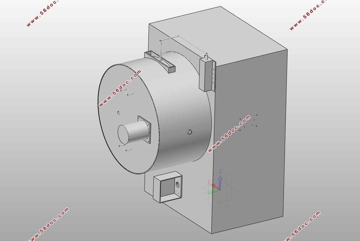 900mm包衣锅高效包衣机设计(含CAXA图,SolidWorks三维图)