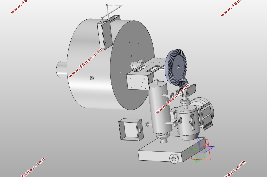 900mm包衣锅高效包衣机设计(含CAXA图,SolidWorks三维图)