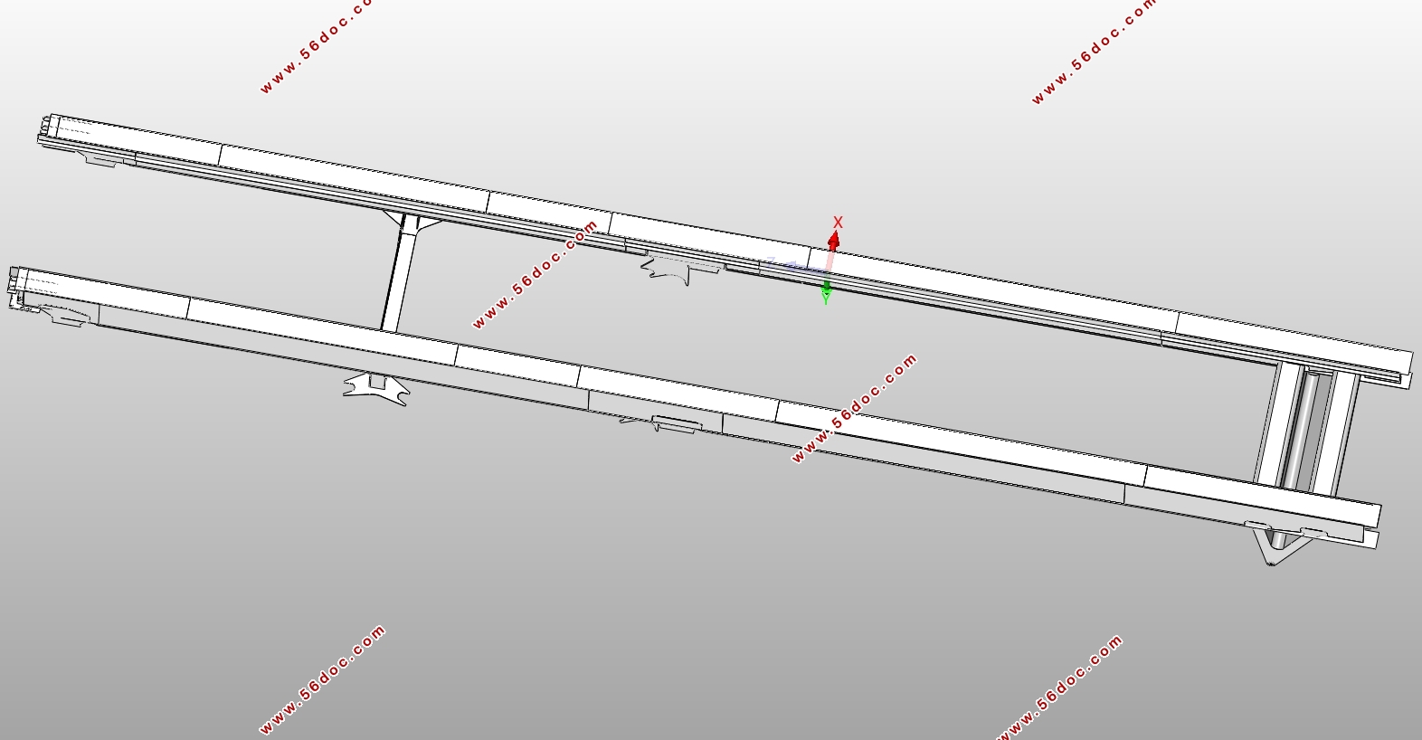 65T/56m��װ��װж�ź�������(��CADͼ,SolidWorks��άͼ)